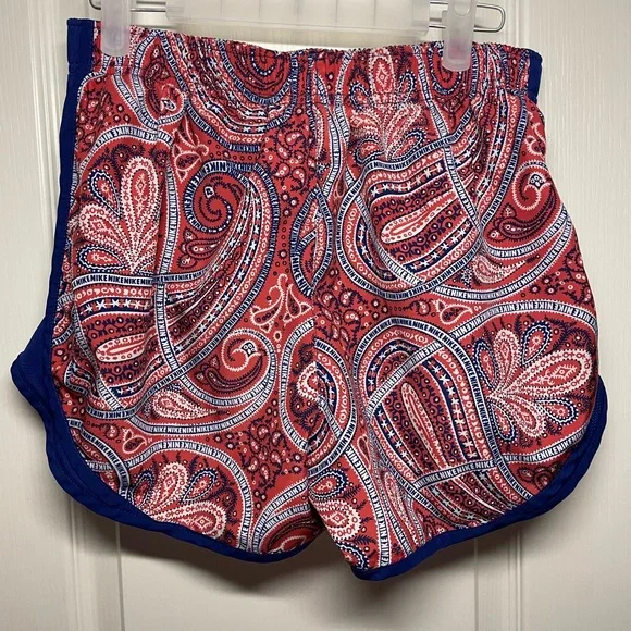 Nike Red and Blue Paisley Shorts - Picture 3 of 4